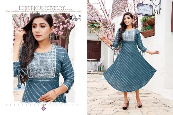 Kinti Laheriya Fancy Wear Rayon Anarkali Kurti Collection